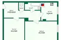 2 room apartment 45 m² Lida, Belarus