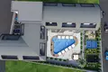 Wohnkomplex Residential complex with playgrounds, swimming pool, sauna, and barbecue area, Avsallar, Turkey
