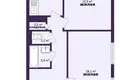 3 room apartment 71 m² Losnica, Belarus