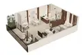 Mieszkanie 1 pokój 35 m² Chakvi, Gruzja