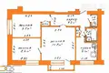 3 room apartment 51 m² Minsk, Belarus