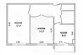 Wohnung 2 zimmer 62 m² Muchaviecki sielski Saviet, Belarus