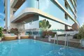 Residential complex New residence Adhara star with swimming pools and a tennis court, Arjan-Dubailand, Dubai, UAE
