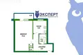 Wohnung 1 zimmer 31 m² Minsk, Belarus
