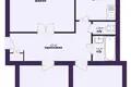 3 room apartment 62 m² Zhodzina, Belarus
