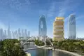 Kompleks mieszkalny New high-rise Sapphire Residence with swimming pools, a spa center and a co-working area near the canal and a highway, Al Safa, Dubai, UAE