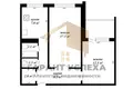 Apartamento 2 habitaciones 52 m² Muchaviecki sielski Saviet, Belarús