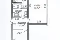 Wohnung 2 zimmer 45 m² Minsk, Belarus
