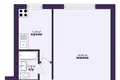 Appartement 1 chambre 31 m² Salihorsk, Bélarus