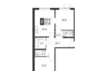 Wohnung 2 zimmer 57 m² Leninsky District, Russland