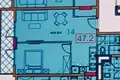 Mieszkanie 2 pokoi 47 m² Batumi, Gruzja