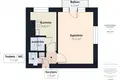 Wohnung 1 zimmer 23 m² Warschau, Polen