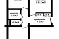 2 room apartment 48 m² Minsk, Belarus