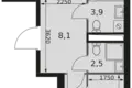 Wohnung 2 zimmer 59 m² Moskau, Russland