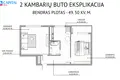 2 room apartment 50 m² Vilnius, Lithuania