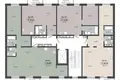 3 room apartment 60 m² Kalodziscanski sielski Saviet, Belarus