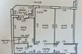 2 room apartment 59 m² Pryluki, Belarus