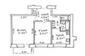 Wohnung 2 zimmer 41 m² Minsk, Belarus
