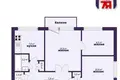 3 room apartment 55 m² Minsk, Belarus