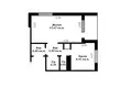 1 room apartment 35 m² Minsk, Belarus