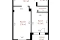 1 room apartment 47 m² Minsk, Belarus