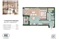 1 room apartment 51 m² Kaliningrad, Russia