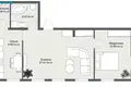 Квартира 3 комнаты 59 м² Клайпеда, Литва