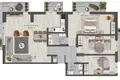 Квартира 4 комнаты 119 м² Бар, Черногория