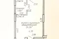 Wohnung 1 zimmer 28 m² Minsk, Belarus