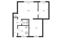 Квартира 3 комнаты 48 м² Колодищанский сельский Совет, Беларусь