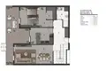 1 bedroom apartment 53 m² Aksu, Turkey