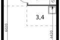 Kawalerka 1 pokój 24 m² Sapronovo, Rosja