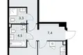 Appartement 2 chambres 60 m² Troïtsk, Russie
