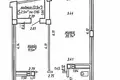 1 room apartment 47 m² Minsk, Belarus