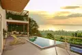 Жилой комплекс Новый комплекс вилл с бассейнами и панорамным видом на море, Натон, Самуи, Таиланд