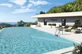 Complejo residencial First class residential complex with swimming pools surrounded by greenery and with sea views, Eze, Cote d'Azur, France