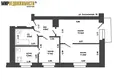 3 room apartment 52 m² Minsk, Belarus