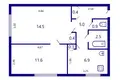 Квартира 2 комнаты 43 м² Михановичи, Беларусь