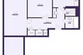 Apartamento 3 habitaciones 62 m² Saligorsk, Belarús
