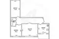 Квартира 3 комнаты 62 м² Мухавецкий сельский Совет, Беларусь