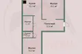 Wohnung 2 zimmer 57 m² Baryssau, Belarus