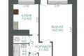 Квартира 1 комната 31 м² Минск, Беларусь