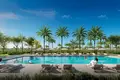 Wohnkomplex New complex of luxury villas Fairway Villas with a golf course and restaurants, Emaar South, Dubai, UAE