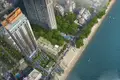 Complejo residencial Beachfront high-rise residence with swimming pools and gardens, Jomtien, Thailand