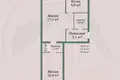 2 room apartment 43 m² Barysaw, Belarus