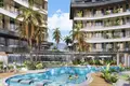 Wohnkomplex New residential complex with a swimming pool, a lounge area and around-the-clock security, Oba, Alanya, Turkey