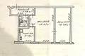 Appartement 2 chambres 46 m² Homiel, Bélarus