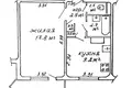 1 room apartment 35 m² Minsk, Belarus
