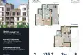 Appartement 2 chambres 135 m² Kaliningrad, Russie