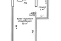 1 room apartment 30 m² Minsk, Belarus